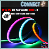 COB ARGB Led Strip RGBIC WS2812B WS2811 Led Light Strip 5v 12v 24v ARGB Strip WS2812B dividually Add