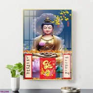 3D mirror Buddha painting WITH Latest calendar and calendar 2026 D01