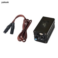 [yuksok] Microphone 48V Dynamic Mic Booster Pre Kit Audio Input Device A11 Amplifier