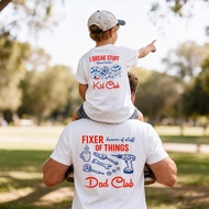 Fixer Of Things Dad Shirt Dad Club Matching Shirts Father Son Matching Outfit Funny Dad T-Shirt DIY 