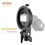 Godox S-EC Bracket Elinchrom Mount for Camera Flash V860III AD200 AD360