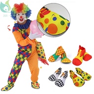 Clown Shoes Clown Costume Shoes Clown Costume Props Funny Prom Costume Clown Bright Shoes for Prom S
