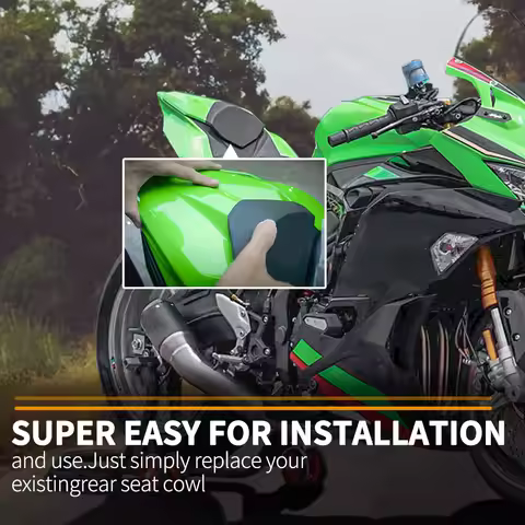 Motorcycle For Kawasaki ZX4R ZX 4R 2023-2025 Rear Seat Cover ZX25R ZX 25R 2020-2021 Rear Passenger S