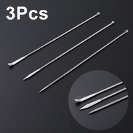 3Pcs/set Stainless Steel Lab Spoon Spatula For Lab Powder Measuring Sampling Spoon Mixing Spatula Sc