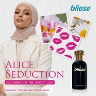 Bliese Edp Perfume Alice Seduction - Inspired By Pure Seduction Victoria`s Secret ( For Women 35ml) Minyak wangi Wanita