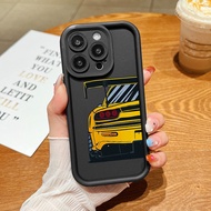 Trendy and Cool Yellow Car Case For Samsung Galaxy A70 A7 51 A32 S21 S22 S30 S24 Ultra A04S A20S J2 