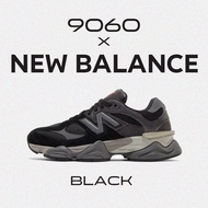 100% original New Balance 9060 Sneakers black Castlerock gray U9060BLK Men's and women's casual spor
