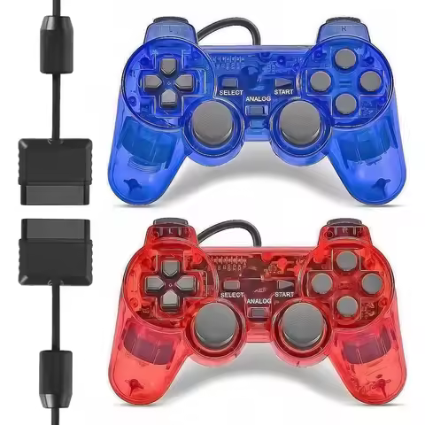 High-Sensitivity Gamepad PS2 Wired Controller with Vibration Function Ps2 Controller