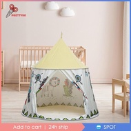 [Prettyia1] Kids Play Tent Playroom Foldable Best Gift Teepee Castle Tent Princess Castle Playhouse Tent for Parks Carnivals Playgrounds