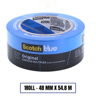 Scotch Blue Painter Masking Tape  Original Multi Surface Blue Crepe Paper #2090 Rough Surface Tape 2