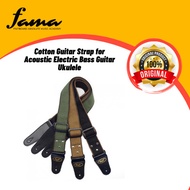 [FAMA]Cotton Guitar Strap for Acoustic Electric Bass Guitar Ukulele