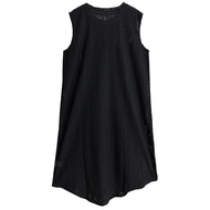 XITAO Hollow Out Sleeveless Solid Color Dress O-neck Loose Casual All-match Pullover Simplicity Women Line Dress DMJ4117