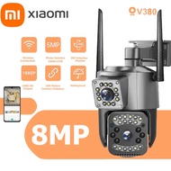 XIAOMI IP Security CCTV dual lens outdoor waterproof wireless 360 cctv with audio and speaker HD 1080p IP Security Cameras wifi cctv camera for house full color night vision surveillance camera