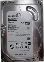 【中古良品】西捷Seagate 2TG 7200轉 SATA3硬碟 型號: ST2000DM001 (自取歡迎)