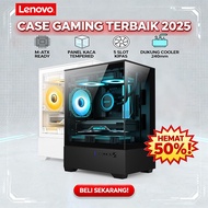 LENOVO ITX Mini Gaming PC Case Micro Computer PC Case Atx Cube Gaming N100 With Tempered Glass Case 
