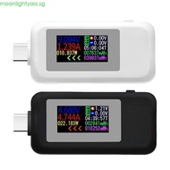 moonlightyaa Current Voltage Monitor Power Meter KWS-1902C Type-C USB Tester 0-5A 4-30V Color Displa