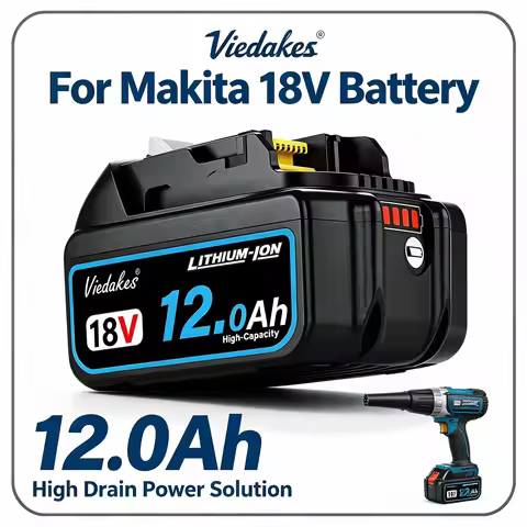For Makita Battery 18V 10Ah 12Ah Lithium Compatible BL1860 BL1850 DDF487 DTD172 DHR242 LXT Spare Pac
