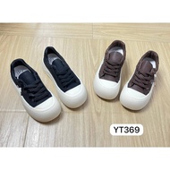 CF YT369 Women's Fashion QQ Flat Sneakers School Sneakers 4cm Thick Sole WITH Box