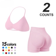 Dfyne Yoga Sportswear Suit Female Sling Beautiful Back Bra Shorts Sports Outdoor Fitness Wear