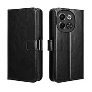 Flip Cellphone Casing For Tecno Spark 30 5G Case Wallet PU Leather Back Cover Casing Flip Cellphone 