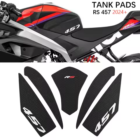 Motorcycle fuel tank pad protector sticker decal knee pad For Aprilia RS457 RS 457 2024 2025 Fuel ta