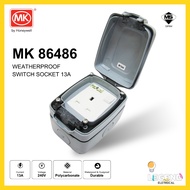 MK 86486 1 Gang 13A Outdoor Weatherproof IP66 Switch Socket Outlet