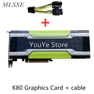 Original Graphics Card For NVIDIA TESLA K80 24GB GPU J0G95A 796124-001 699-22080-0200-501 Video Card
