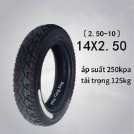 Lốp xe đạp điệnxe máy điện không săm14×2.50 16×2.50 3.00-10 2.75-10 vỏ xe đạp điện Phù hợp với các m
