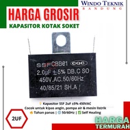 2UF SOCKET BOX CAPACITOR | FAN Capacitor | PUMP CAPACITOR | CAPACITOR 2 UF