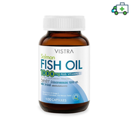 Vistra Salmon Fish Oil 1000 mg plus vitamin E วิสตร้า แซลมอนฟิชออย 100 แคปซูล [PPLF]