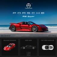 Time Micro 1: Porsche 918 Spyder64 – Metal Red