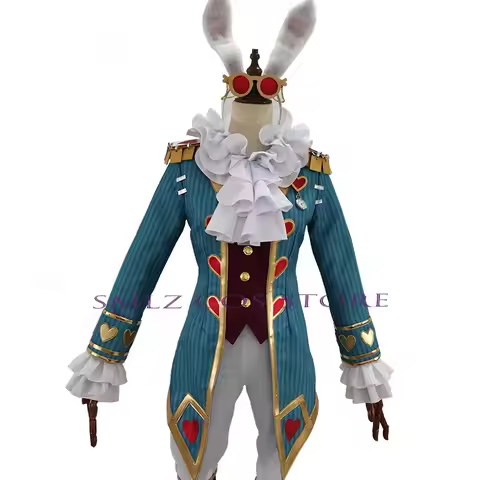 Identity Ⅴ Freddy Riley Cosplay Man Lawyer White Rabbit Mr.Cosplay Costume Uniform Man Woman Lovely 