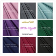 Kain Pasang Original Cotton Linen Japan Cotton/ Toyobo Cotton, Bidang 60 inci [0.5METER]
