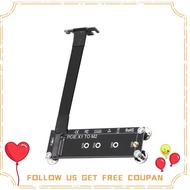 PCI-E 3.0 X1 to M.2 NVMe SSD Extension Cable PCIe X1 Riser Cable 90° Angle M Key NVMe/ NGFF SSD Rise