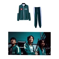 Player 456 Squid Game Costume For Kids Longlsleeve,Pants