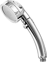 YWH-WH Bathroom Shower Handheld Shower Head High Pressure Chrome 3 Spary Setting with On/Off Pause Switch Water Saving Adjustable Spa Detachable Shower Head