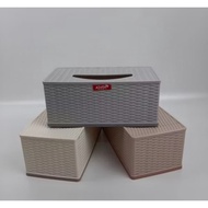 Asvita Tissue Box Rattan Tissue Box Tall Plastic