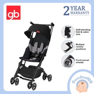 GB Pockit Plus All Terrain Cabin Size Stroller - Velvet Black