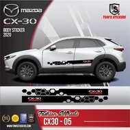 👍👍 MAZDA CX-30 CAR BODY STICKER SET CX30 - 05