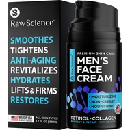 Men's Face Cream: Retinol Anti Aging Face Moisturizer for Men with Collagen, Hyaluronic Acid - Day &