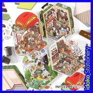 Idako [Today Opening Series] Vol.06 Three-Dimensional 3D Landscaping Stickers Handbook diy Decorativ