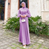 Melodi [Adeeva Dress] Gamis Brokat Kombinasi//Fashion Muslim