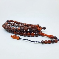 Tasbih Kayu Asli Kaokah Kaukah Kokka Kaoka Asli Istanbul Turki 10mm Model Bulat 99 Butir Asli