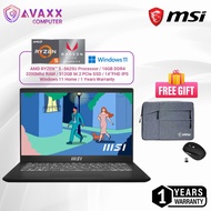 MSI Modern 14 C5M-028 14'' FHD Laptop ( Ryzen 5 5625U, 16GB, 512GB SSD, ATI, W11)