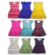 Assorted Cotton wing dress (1Y-9Y) - random design
