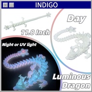 Lumninous Dragon 3D Articulated Dragon Toy Flexible Dragon Toy Articulation Dragon Toy