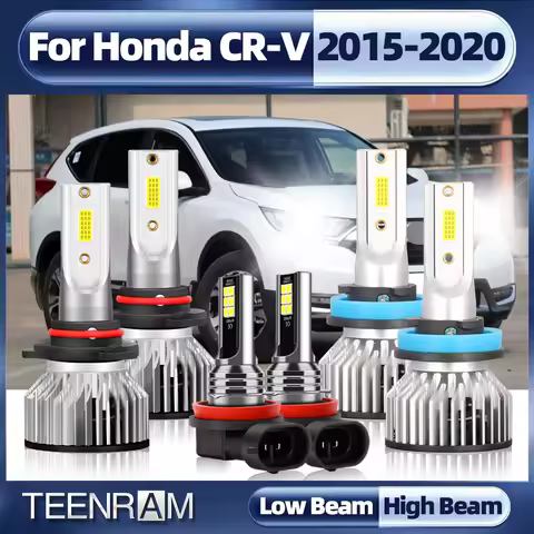 20000LM 120W Turbo LED Headlamps H11 9005 HB3 Canbus LED Headlights Bulb Fog Lights For Honda CRV 20