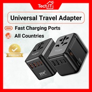 Funezi Universal Travel Adapter Universal Adapter International Adapter Travel Charger Plug