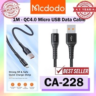 Mcdodo CA-228 Data Cable QC4.0 Quick Charging Cable USB Micro Cable Mcdodo CA-2280 Mcdodo CA-2281 Mc