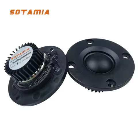 SOTAMIA 2Pcs 2 Inch Tweeter Audio Speaker 52mm 4 Ohm 20W Silk Film Treble Driver DIY Bluetooth Speak